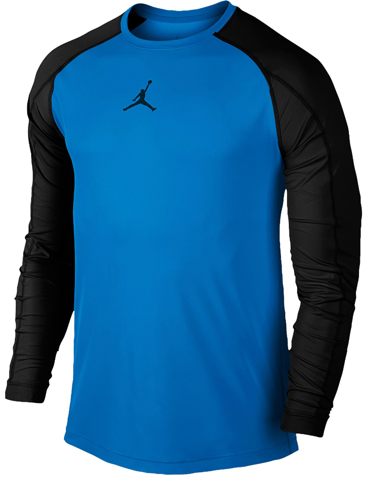 jordan-aj-all-season-fitted-shirt-blue-black-front