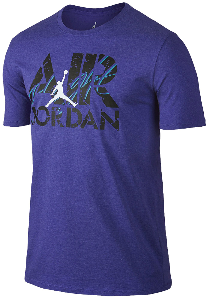 purple air jordan t shirt