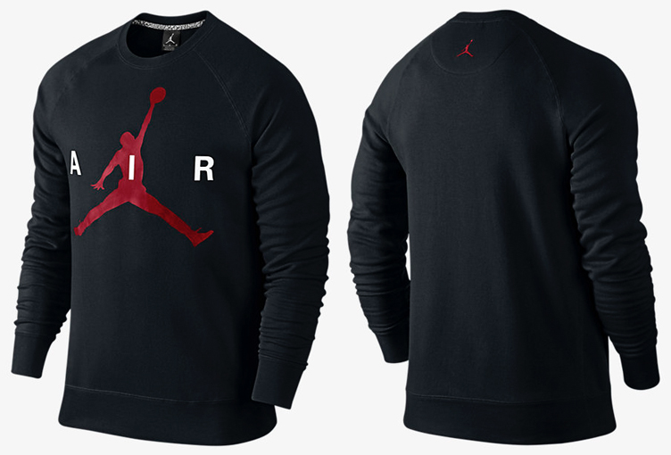 jordan-7-sweater-sweatshirt-black-red