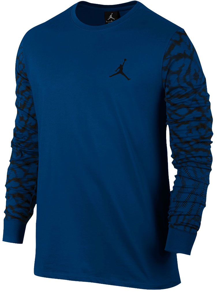 blue jordan t shirt