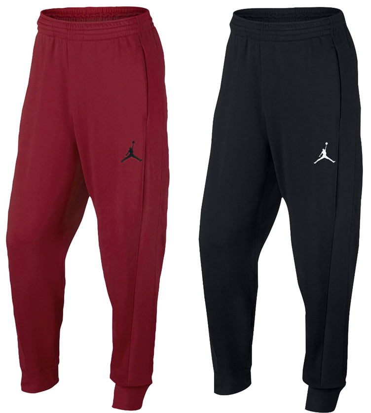 red and black jordan sweatpants