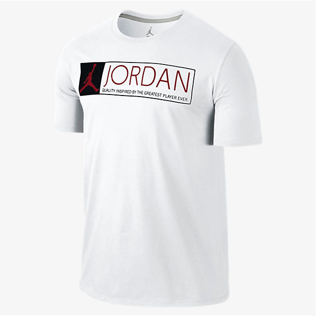 red black and white jordan shirt