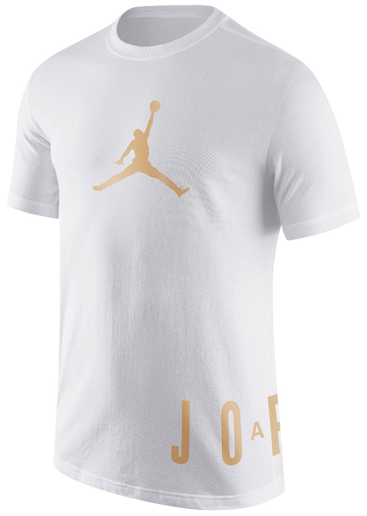 Air Jordan 11 White Gold Shirt