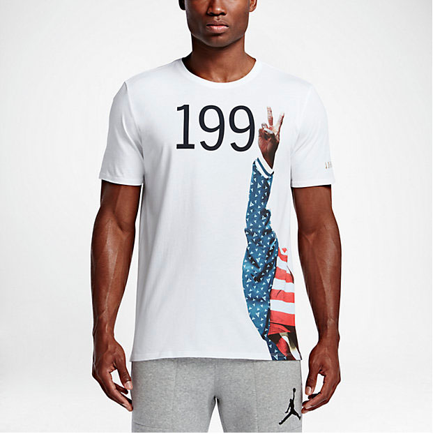 USA "GOLD MEDAL" T-Shirt to Match Retro 7 "OLYMPIC" Alternative 