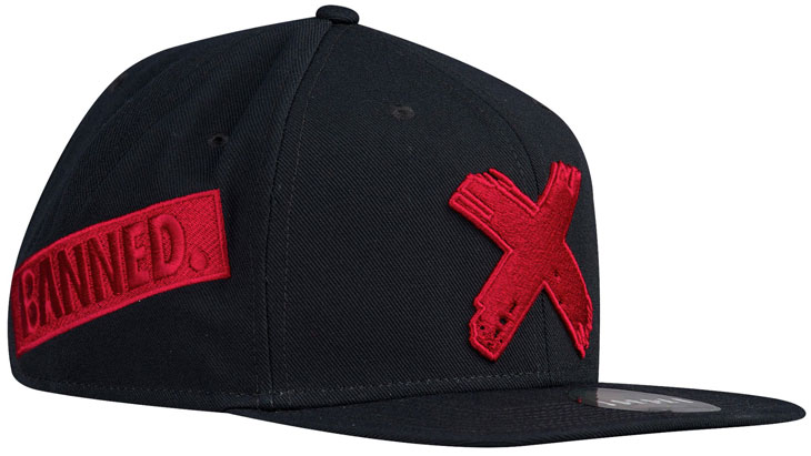 Air Jordan 1 Banned Bred Snapback Hat 