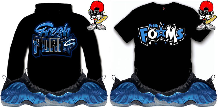 royal-blue-foamposite-sneaker-shirts. Managed to cop a pair of the Nike Air  ...