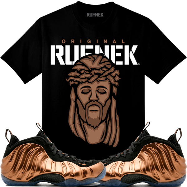 nike copper foamposite shirt