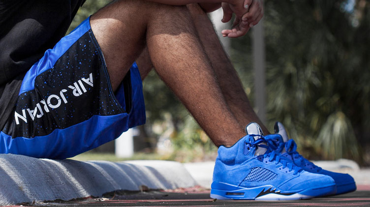 Air Jordan 5 Blue Hook Ups | SneakerFits.com