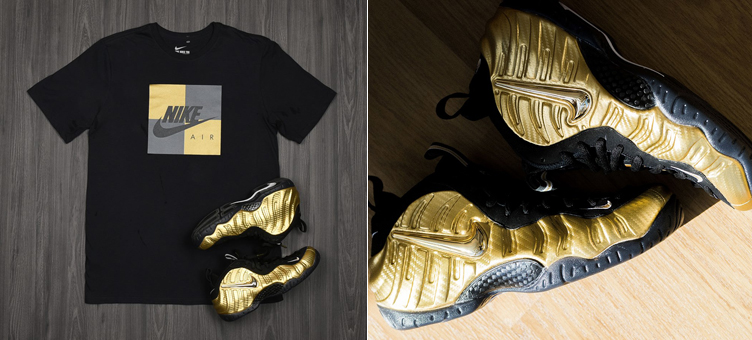 Nike Foamposite Pro Metallic Gold Box 