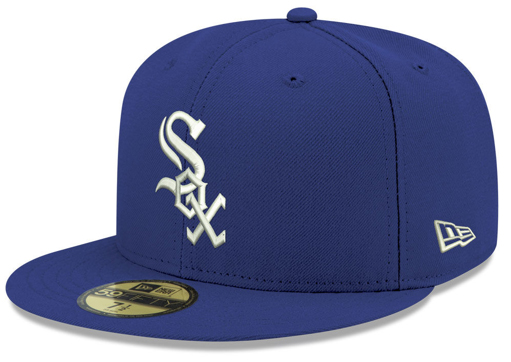 jordan-5-blue-suede-new-era-mlb-59fifty-fitted-cap-chicago-white-sox