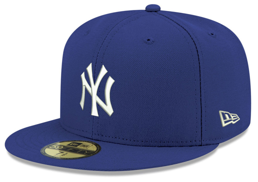 jordan-5-blue-suede-new-era-mlb-59fifty-fitted-cap-new-york-yankees