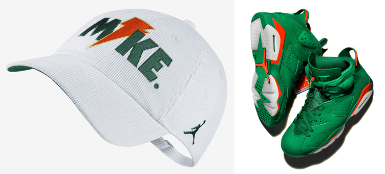 air-jordan-6-green-gatorade-hat