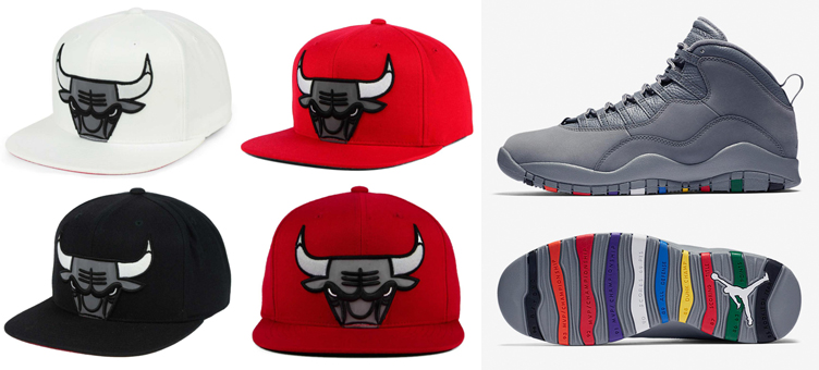 jordan-10-cool-grey-bulls-matching-hats