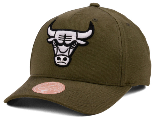 jordan-13-olive-bulls-snapback-cap