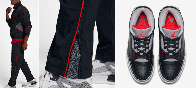 Air Jordan 3 Black Cement Pants 