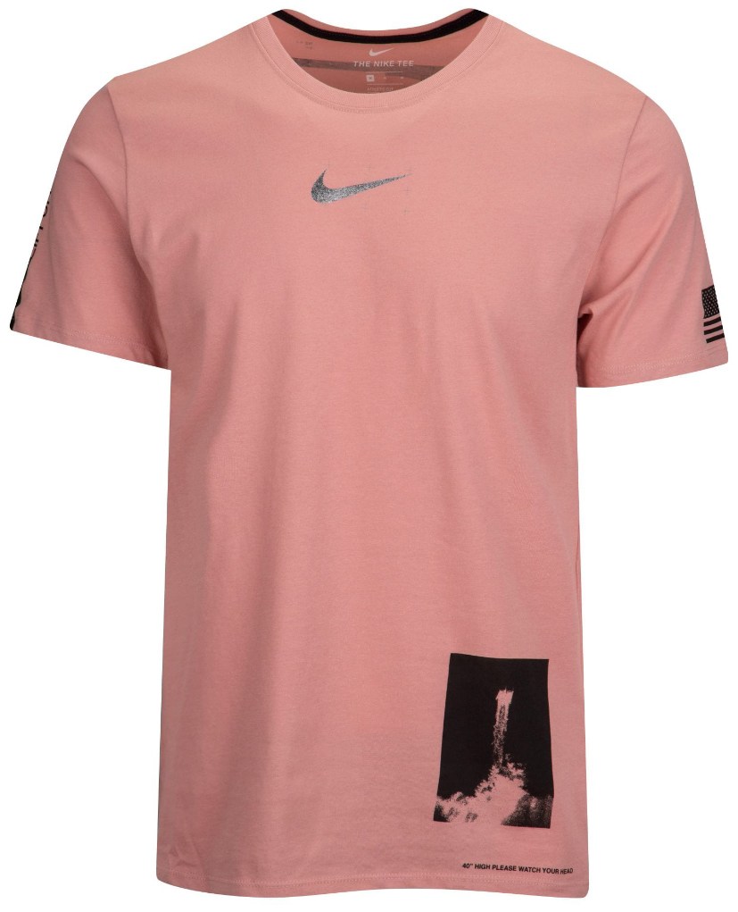 rust pink nike shirt