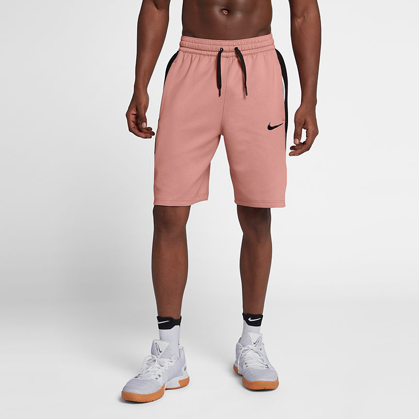 Rust Pink Nike Foamposite Shorts Match 