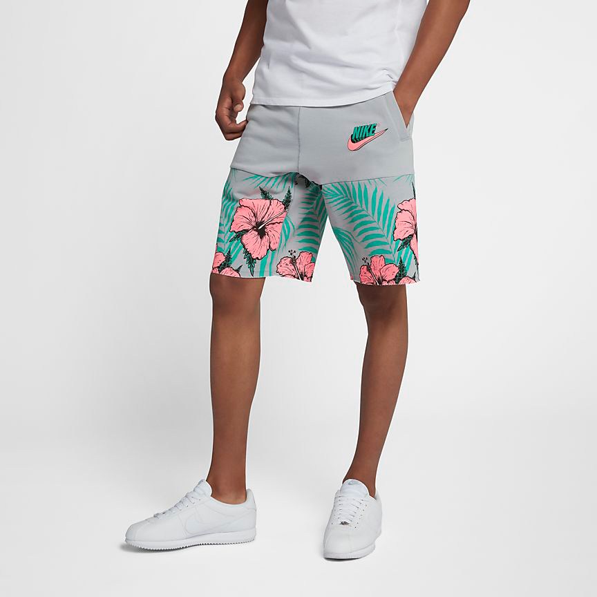 tropical nike shorts