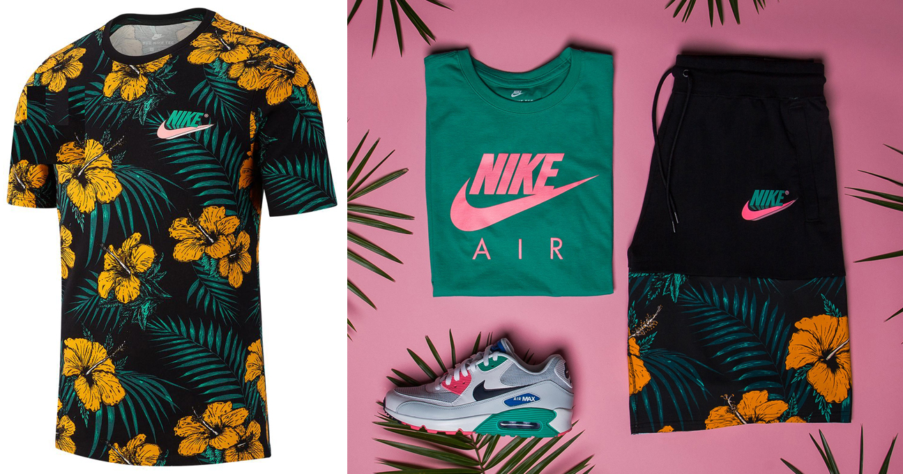 Nike South Beach Flower Print Shirt | SneakerFits.com