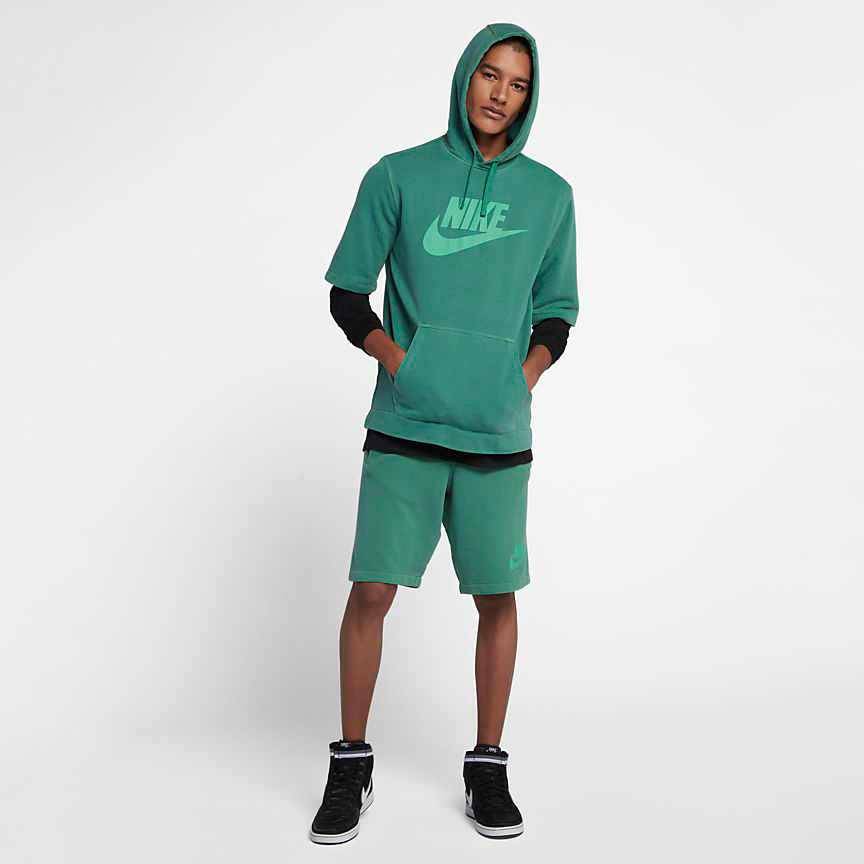 Nike Air Watermelon Hoodie and Shorts 