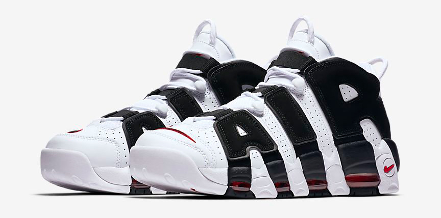 Nike Air More Uptempo White Black Shorts Match | SneakerFits.com