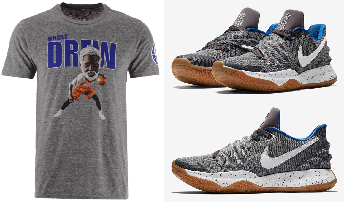 Nike Kyrie Low Grey Uncle Drew Shirts 