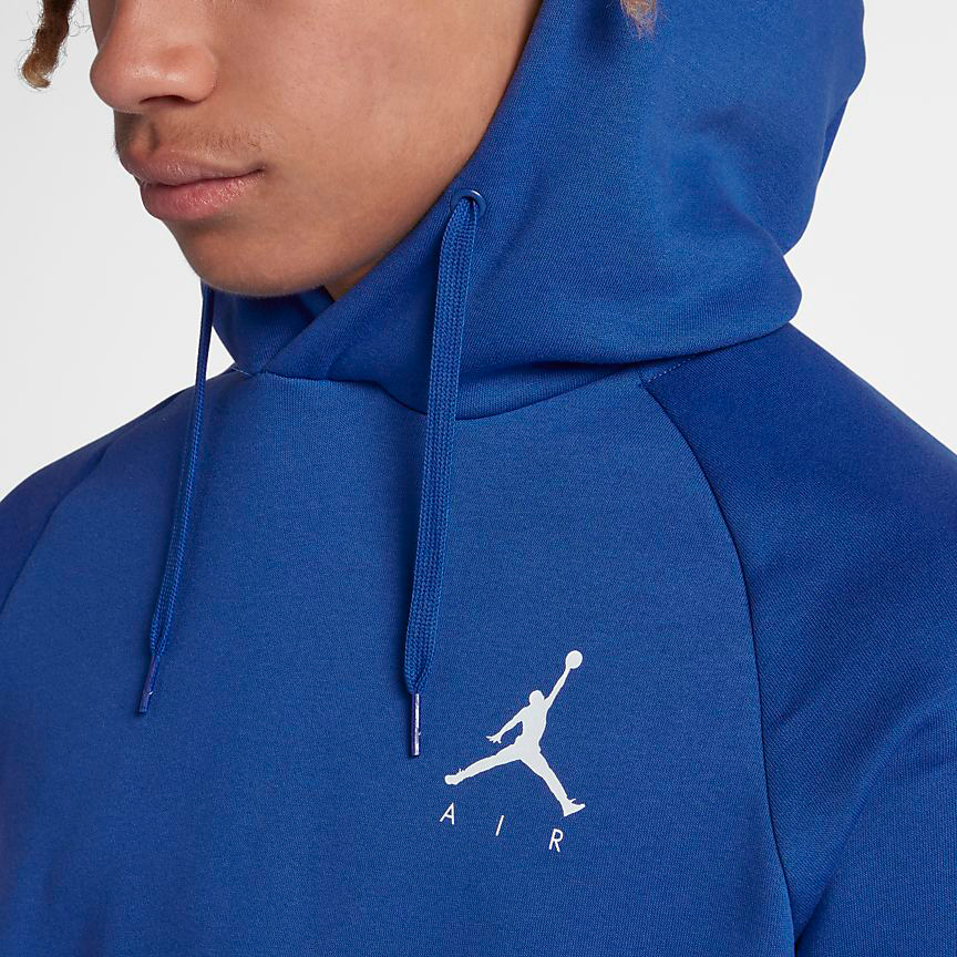 men's blue jordan hoodie