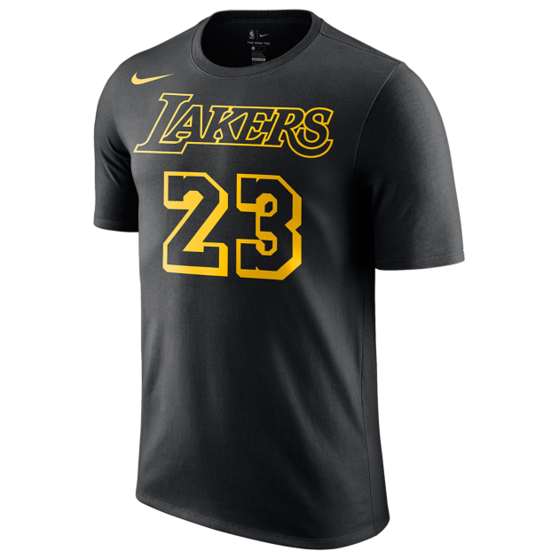 lebron james black and gold lakers jersey