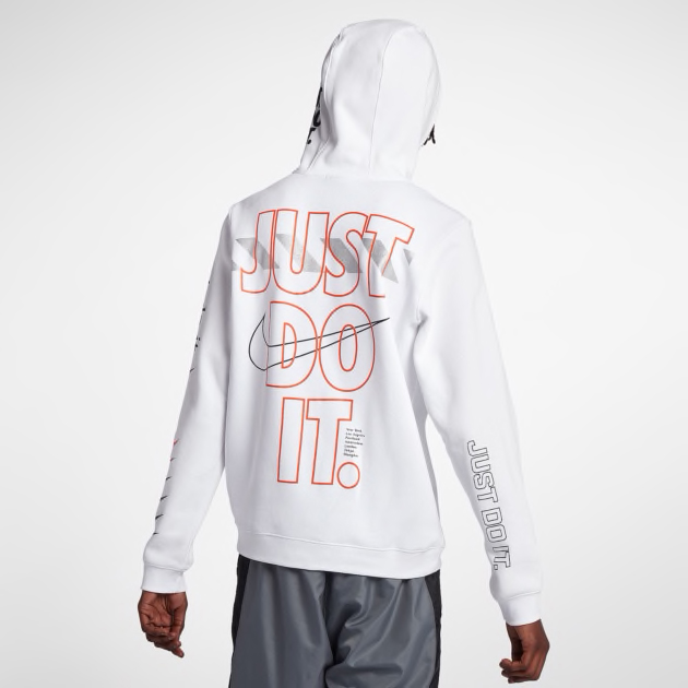 Nike JDI Club Just Do It Hoodie White | Gov