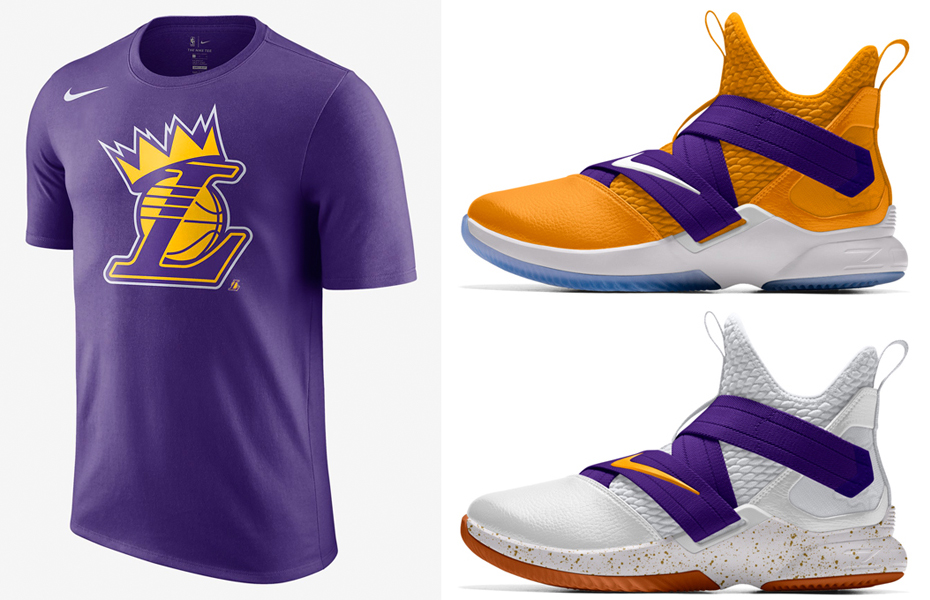 lebron james new shoes in lakers