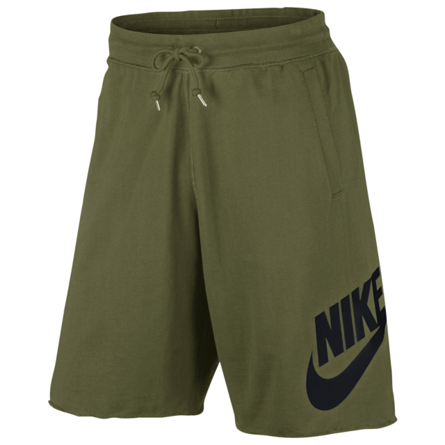 nike shorts olive green
