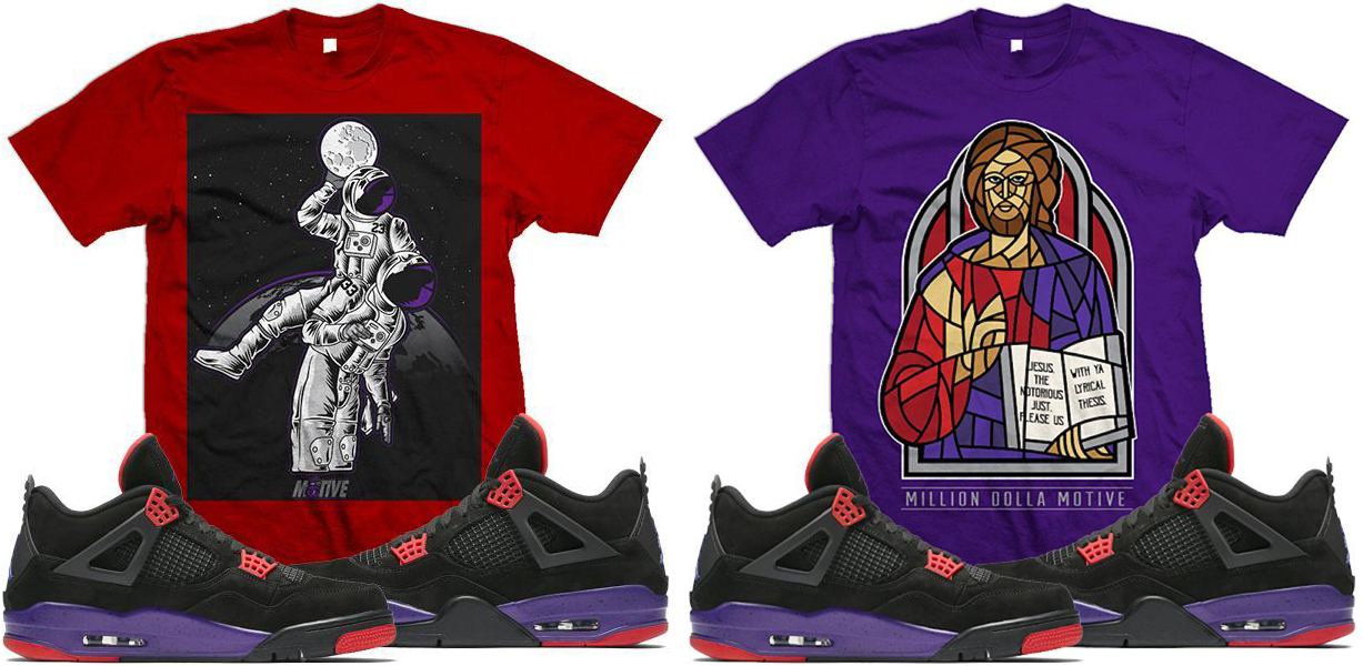 shirts to match jordan 4 raptors