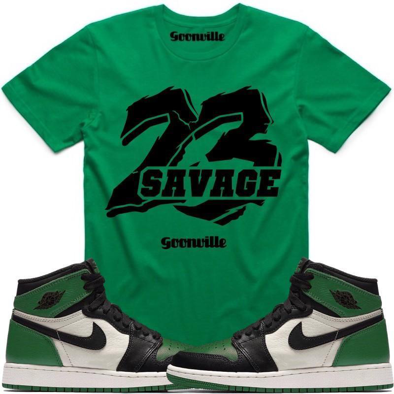 shirts that match pine green 1s