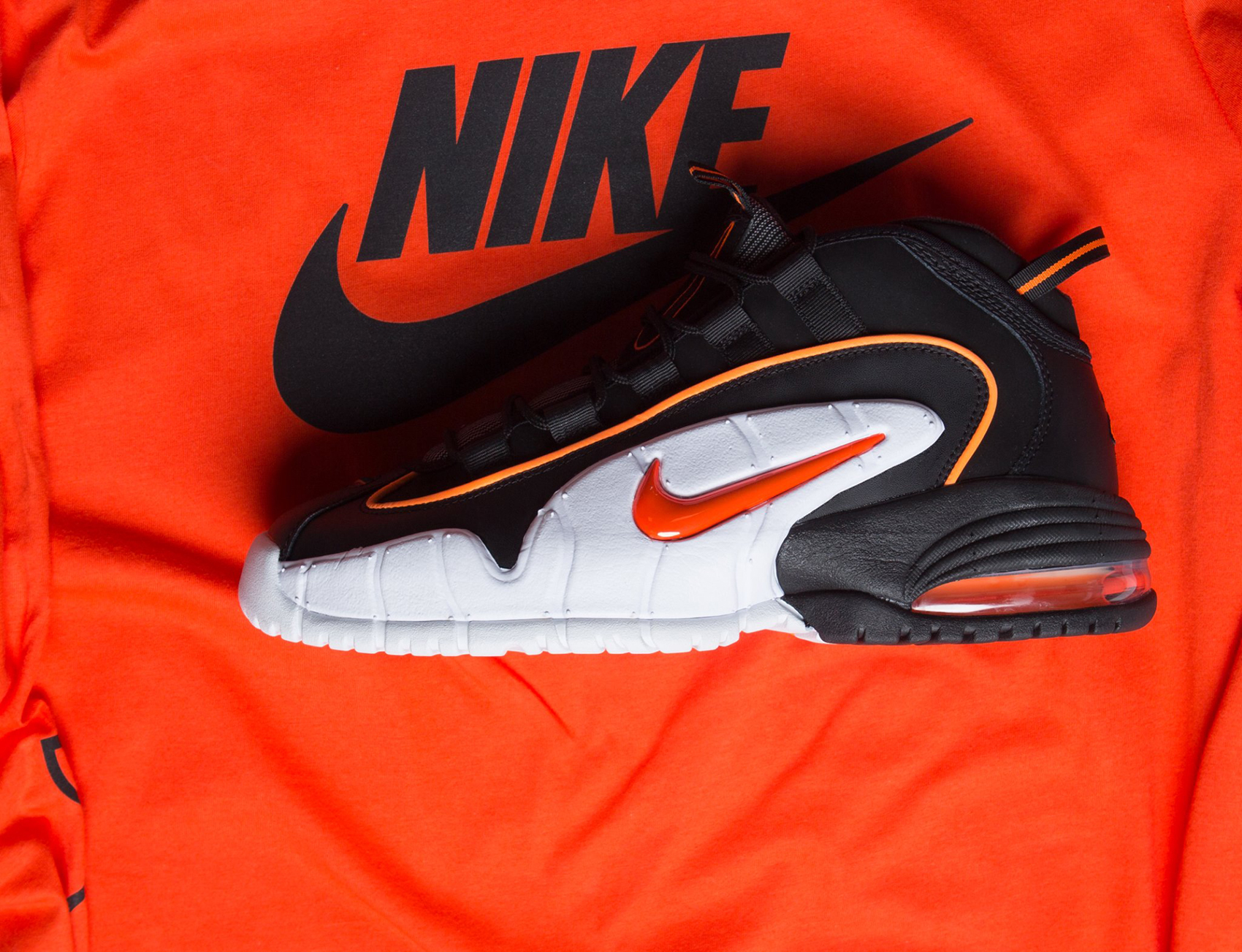 Nike Air Max Penny Total Orange Shirt 
