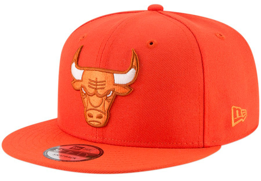 jordan-10-tinker-huarache-bulls-snapback-hat-orange