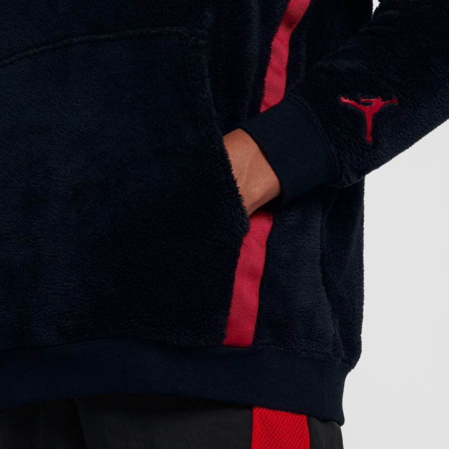 jordan-flight-sherpa-hoodie-black-red-3
