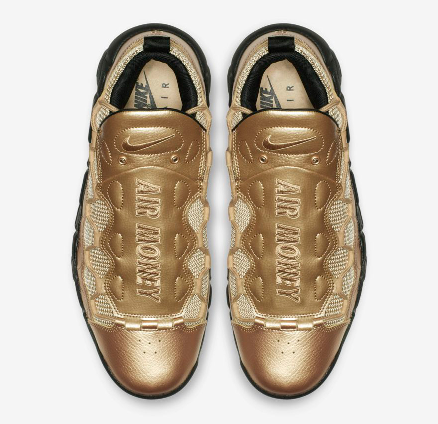 gold air money shoes