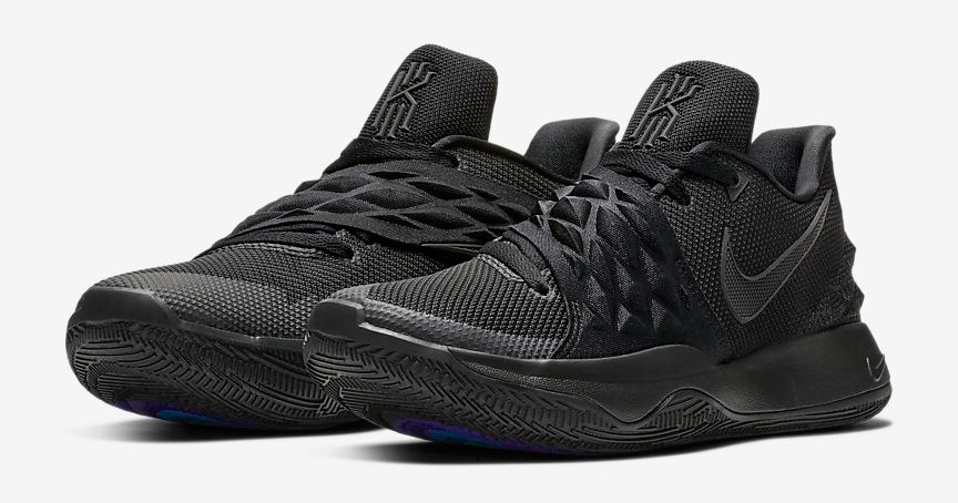 kyrie 4 low all black