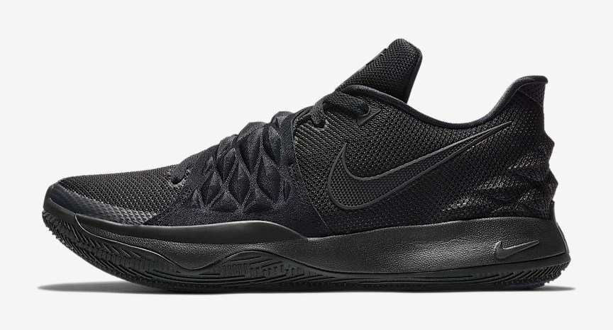 kyrie 4 low all black