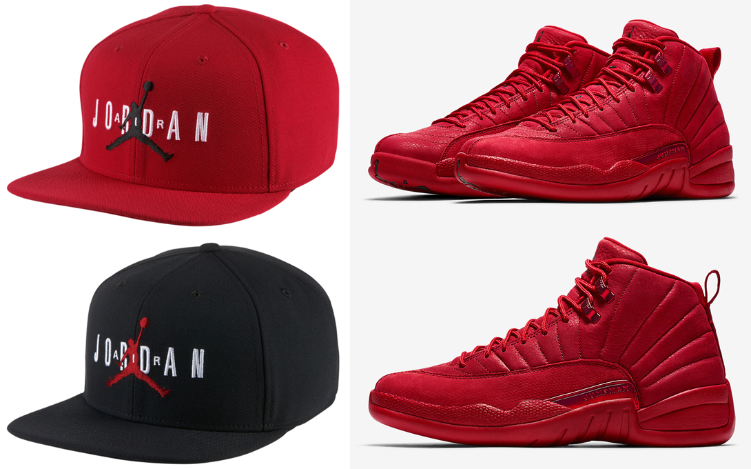 Air Jordan 12 Gym Red Snapback Hats 
