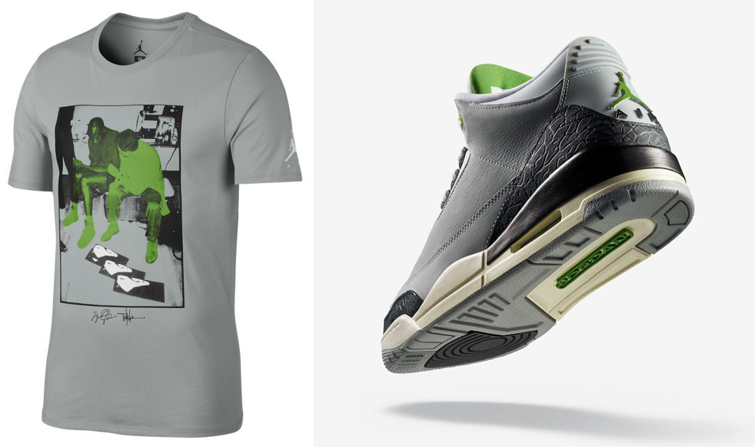 Air Jordan 3 Chlorophyll Tinker Shirt 
