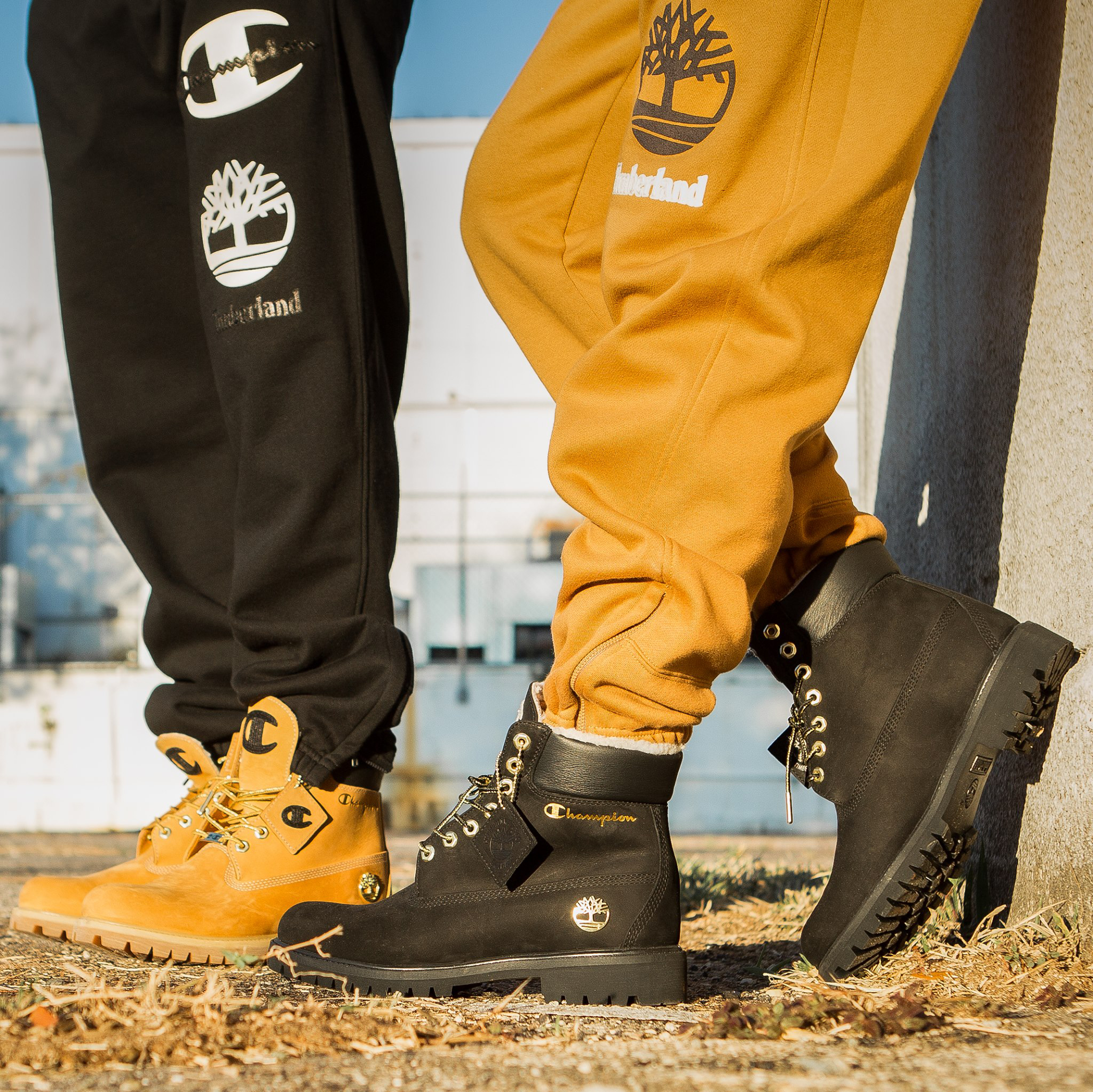 Champion x Timberland Boots and 