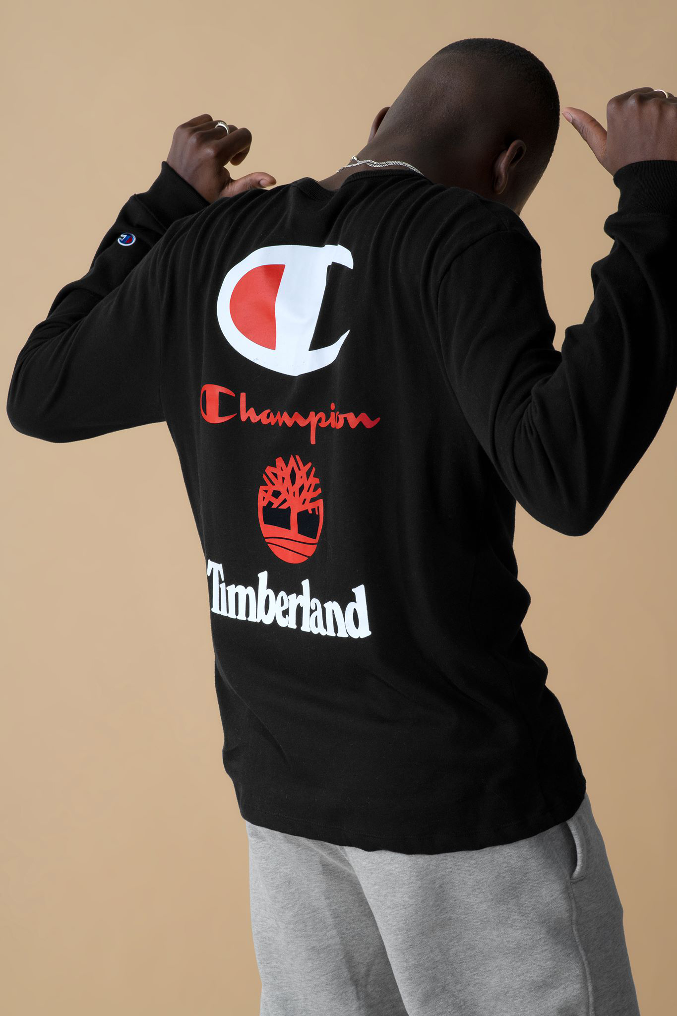 timberland and champion collab