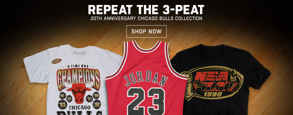 chicago-bulls-20th-anniversary-3-peat-6-time-champ-clothing