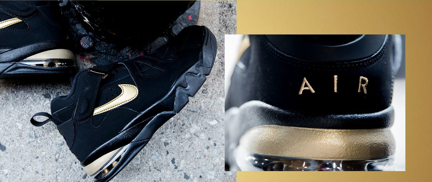 Nike Air Force Max Black Gold Where to 