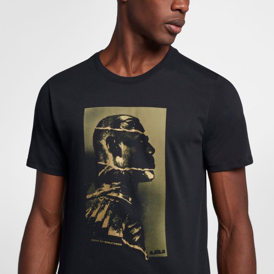 Nike LeBron 16 Im King Black Gold Shirt 