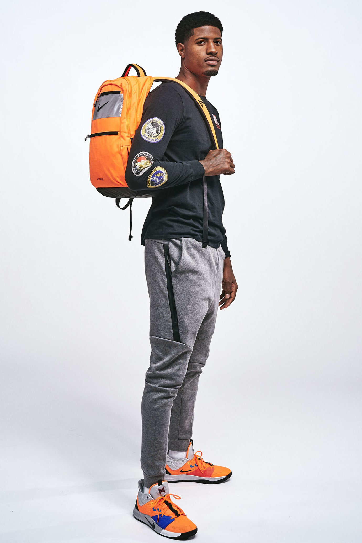 Nike PG 3 NASA Clothing Shirt Backpack 