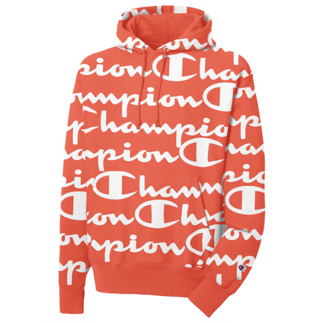 champion reverse weave aop pullover hoodie