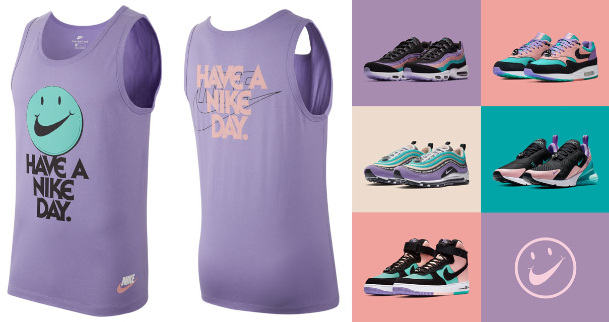 have a nike day purple shirt