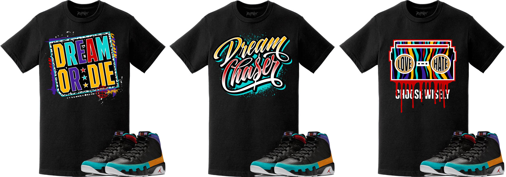 jordan 9 dream it do it shirt
